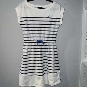 Girls Nautical Dress M (8/10)